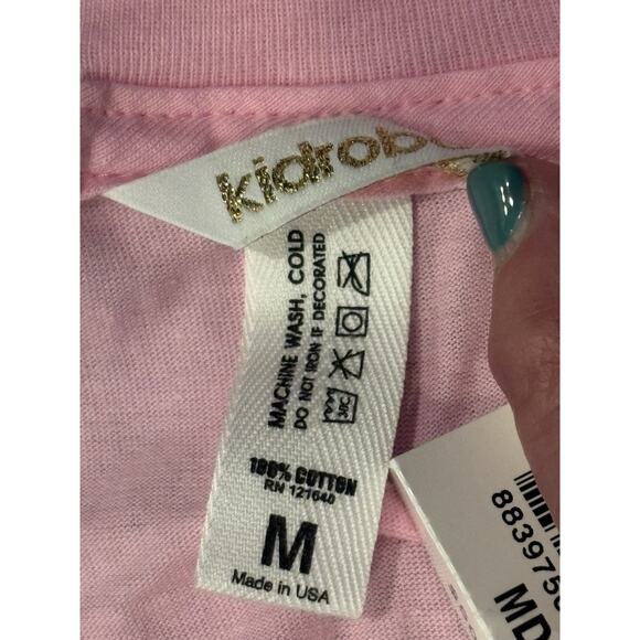 KidRobot top Papa Bamboo Size Medium Pink Orange Red Yellow Tee M - Picture 4 of 6